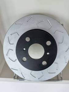 Phần phanh trước ô tô chất lượng cao DSS, khoan và tạo rãnh, đĩa phanh gốm carbon - Product Image 3