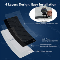 Lámina Protectora de Pantalla Flexible de TPU Anti-Espía con Bloqueo de Luz Azul, Película de Hidrogel de Privacidad Personalizada para Smartphone, Compatible con Plotter de Corte