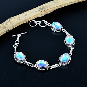 Handmade Opal <b>Bracelet</b> Handmade Antique Style Handmade Adjustable Design Bohemian Gemstone Jewelry collection - Product Image 3