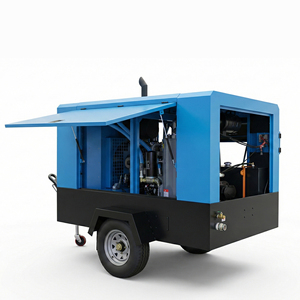 Compresseur d'air diesel de sablage de chantier naval 93KW 125HP Moteur Cummins Portable à vis sans huile Lubrification par air Élimination de la <span class=keywords><strong>rouille</strong></span> - Product Image 5