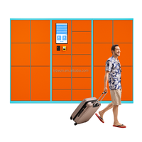 Système de casiers intelligents Baiwei casiers à bagages intelligents pour les gares, les aéroports et les voyageurs