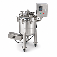Cuve de mélange magnétique à fond avec armoire de commande