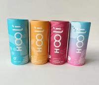 Boîte d'emballage en tube de papier cylindrique personnalisé écologique, tubes en carton kraft