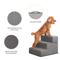 High Density Foam Folding Pet Stairs Rutsch feste untere Hundes tufen