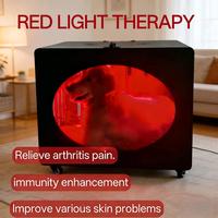 Prix d'usine, boîte de luminothérapie rouge pour tout le corps, 120x5W LED, pour le soulagement des articulations, le traitement de la peau, les animaux de différentes tailles, appareil rouge
