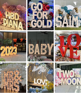 Letras Retroiluminadas con Temática <span class=keywords><strong>de</strong></span> Fútbol, Letras Decorativas 3D <span class=keywords><strong>de</strong></span> 4 pies con Diseño <span class=keywords><strong>de</strong></span> Águila y Estrella <span class=keywords><strong>de</strong></span> Arce para Escaparates Comerciales - Product Image 3