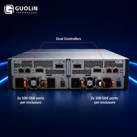 Serveur de stockage SAN/NAS hybride d'occasion Lenovo ThinkSystem DM5000H avec 64 Go de RAM 2U, 2 To de cache NVMe et double contrôleur