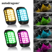 Lumière sous caisse 3D à 216 LED, personnalisable multicolore, pour véhicules tout-terrain, camions, SSV, UTV, RZR, SXS, 4XS, éclairage néon RGB