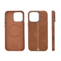 Étui en cuir imperméable de qualité professionnelle pour iPhone 15 Pro Max et iPhone 16 Pro Max