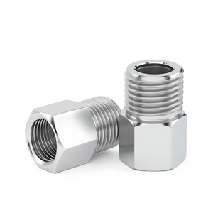 Adaptador de Manómetro de Acero Inoxidable ROCCPS 304, Conector de Rosca Macho-Hembra de Alta Presión - Product Image 1
