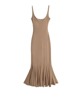 Sexy espalda descubierta sin mangas cintura-ceñido vestido Bodycon verano Slim Fish Tail Strap vestido <span class=keywords><strong>para</strong></span> <span class=keywords><strong>mujeres</strong></span> jóvenes niñas - Product Image 4