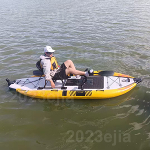 <span class=keywords><strong>Bateau</strong></span> de pêche léger en PVC avec repose-pieds réglables Compartiments de rangement pour l'exploration de la nature Kayak <span class=keywords><strong>gonflable</strong></span> de qualité supérieure - Product Image 2