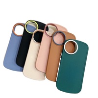 Offre Spéciale Rond Caméra Trou Silicone Doux Antichoc Téléphone étui pour iphone 15 Pro Max 14 13 12 11 Xs Max Xr X 7 8 Plus
