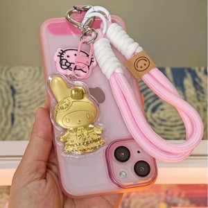 Llavero Dorado de My Melody de Shuibei, Forma 3D, Colgante Portátil para Bolsa, Regalo para Novia - Product Image 3