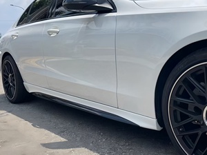 Real C63 Bodykit para Benz W206 Clase C actualización a Real C63AMG parachoques trasero delantero faldas difusor trasero Ehxaust Pipe Grill Splitter - Product Image 3