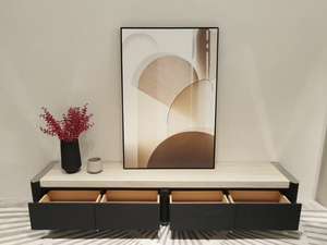 Ensemble de tables basses modernes 2026 Nouveau design - Style industriel pour salon Appartement Vente chaude pour la maison - Product Image 5