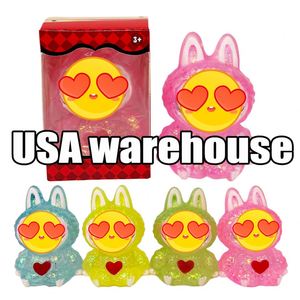 Jouet Squishy Créature à Dents Serrantes et Longues Oreilles, Mignon, Malicieux, Souriant, Kawaii, Effrayant, Ludique, Monstre Pelucheux, Jouet Anti-Stress - Product Image 1