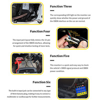 Lector de código automático Escáner Herramienta de diagnóstico Herramientas de reparación de automóviles OBDII Breakout Box