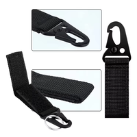 Mousqueton tactique en alliage de zinc compatible MOLLE, durable, avec boucle bec d'aigle, pour camping et randonnée