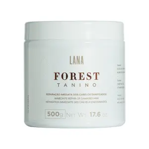 Lana Brasiles | Forest Tanino Repair Cream | Immediate Repair Of Damaged Hair | 500 Gr / 17.6 Oz.