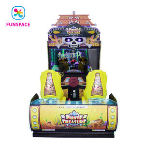 Simulador de tiro del tesoro pirata que funciona con monedas Simulador de tiro de <span class=keywords><strong>videojuegos</strong></span> de dos asientos Máquina recreativa - Product Image 2