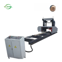 Scierie à ruban horizontale CNC avec moteur de 22 kW, capacité de 1000 mm pour le travail du bois