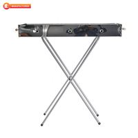 Grilles de BBQ de gril de BBQ de gril de table électrique de conception commerciale de gril de fer pour le camping extérieur