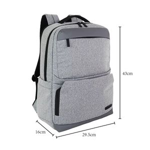 Sac à dos d'affaires personnalisable avec impression de logo, décontracté, grande capacité, pour hommes et étudiants, idéal pour le bureau et les voyages - Product Image 5