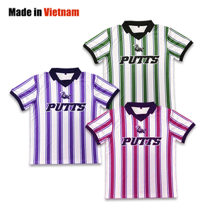 เสื้อโปโลฟุตบอลคอวีแนวสตรีทวินเทจ - Product Image 1
