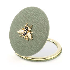 <b>Compact</b> <b>Mirror</b> With Bee Design Double Sided Folding Makeup <b>Mirror</b> Portable Pocket <b>Mirror</b> For Purse Travel Gift - Product Image 1