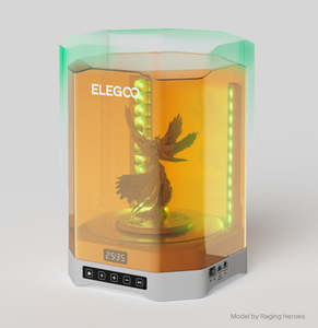 ELEGOO Mercury Plus V3.0 Max 230mm * 135mm * 260mm <span class=keywords><strong>2</strong></span> en 1 double options de nettoyage Machine de lavage et de séchage - Product Image 6