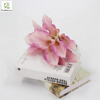 Buket Bunga Calla Lily Plastik Berkualitas Tinggi, Sentuhan Realistis, Bunga Artificial Putih untuk Dekorasi Pernikahan, Pesta, Rumah, dan Centerpiece Meja