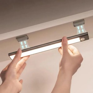 Barre éclairée <span class=keywords><strong>Led</strong></span> Batterie rechargeable sous les lumières de l'armoire <span class=keywords><strong>Lampe</strong></span> à <span class=keywords><strong>led</strong></span> à capteur <span class=keywords><strong>pour</strong></span> les lumières des armoires de cuisine - Product Image 1