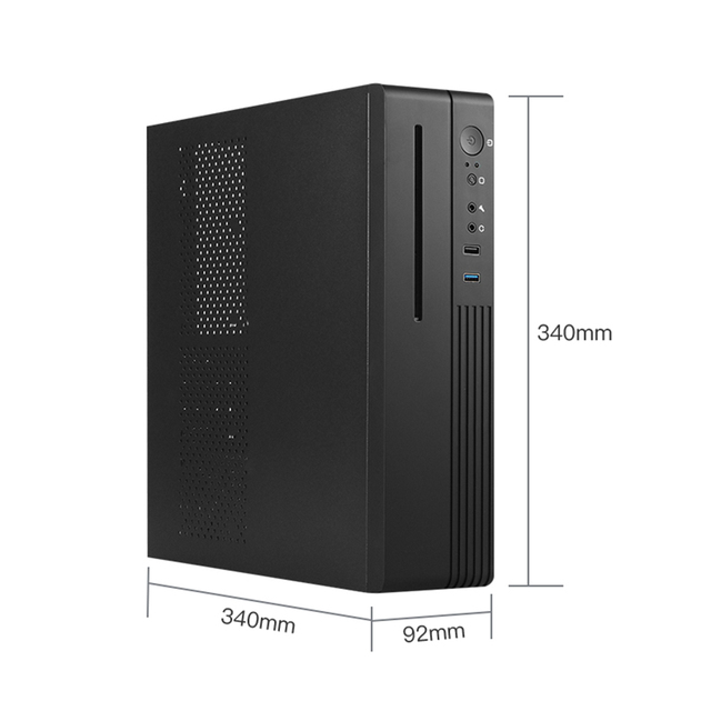 Hot Sales Computer Gaming MATX Mini ITX Motherboard Computer Case UX01 1U Powet Supply Office Business Computer Chassis
