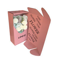 Boîte de transport de fleurs personnalisée nouveau design grande boîte d'expédition de bouquets de fleurs pour l'emballage de fleurs