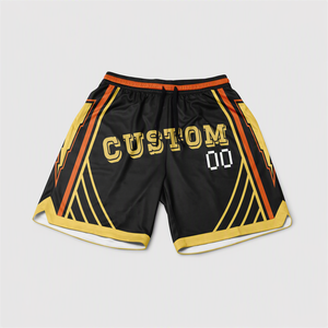 Shorts de basketball Just Don brodés en maille respirante à séchage rapide, haute qualité, vente en gros, collection 2026 - Product Image 1