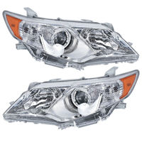 Accessoires de voiture FUXINGTAI, ensemble de phares avant gauche + droit pour Toyota Camry 2012-2013 2014, phares à projecteur