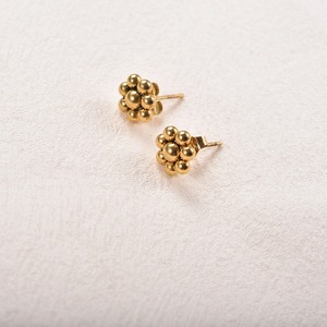 Boucles d'oreilles clous en acier inoxydable plaqué or, géométriques, en forme de cœur, triangle, carré, cercle, pour femmes, bijoux minimalistes - Product Image 5