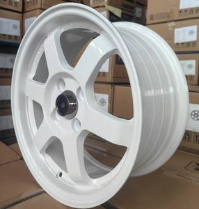 ล้อแม็กซ์สีขาว <span class=keywords><strong>TE37</strong></span> ขนาด <span class=keywords><strong>15</strong></span> 16 17 18 19 นิ้ว สำหรับรถยนต์  4 รู 100  5 รู 114.3 5 รู 112 5 รู 120  ออฟเซ็ต ET40 35 มม. สำหรับรถเบนซ์ บีเอ็มดับเบิลยู  ทำจากอลูมิเนียมอัลลอย - Product Image 4