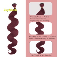 Extensions de cheveux synthétiques ondulés de 24 pouces, tissage simple, pré-étirés, pour femmes – Meilleures ventes