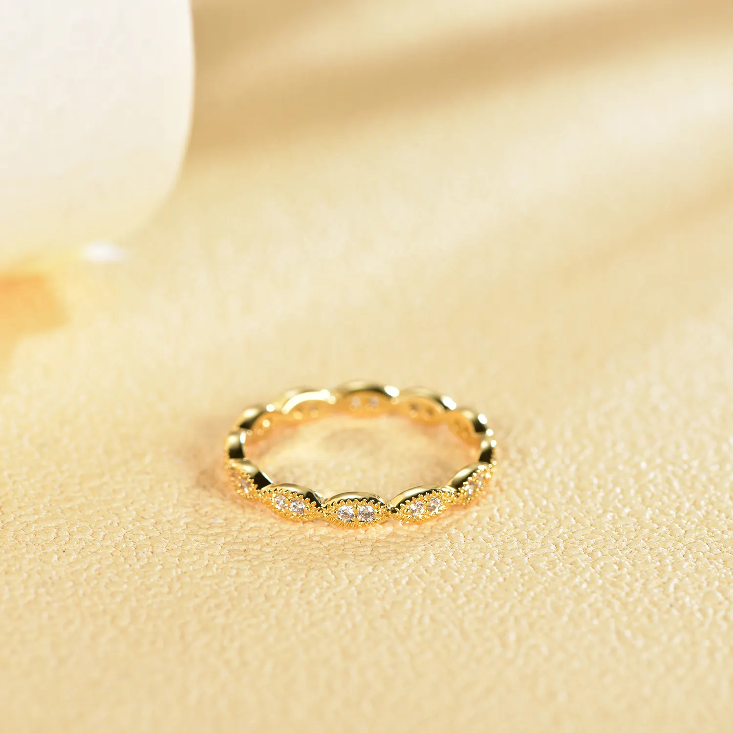 Gioielli placcati in rame anelli a fascia larga intrecciati geometrici con dito Punk per regali da donna