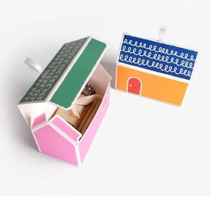 Cute <b>Christmas</b> candy, chocolate snacks, white cardboard gift packaging <b>boxes</b>, customizable according to needs - Product Image 2