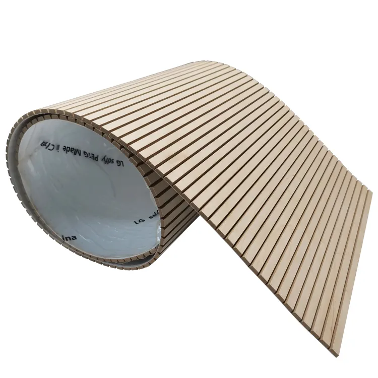 Brich de fábrica real/bordo/veneer de madeira de carvalho com núcleo mdf flexível curvo flexível painel mdf para móveis
