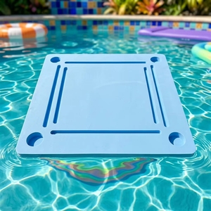 Mesa de Mahjong Flotante con Bandeja de Espuma EVA y Portavasos, Color/Logotipo Personalizado, Juego de Lujo para Piscina, para Dominó y Juegos de Cartas - Product Image 2