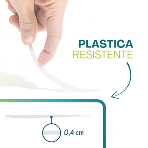 Set di posate in plastica bianca riutilizzabili, forchetta, coltello, tovagliolo, stoviglie per feste - Product Image 5