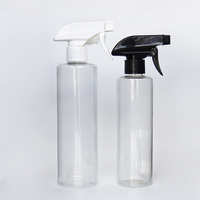Bouteilles de pulvérisation de cheveux à brouillard fin transparent personnalisé avec déclencheur 100ml 300ml 500ml bouteille en plastique vide pulvérisateurs déclencheur à main bouteille de pulvérisation