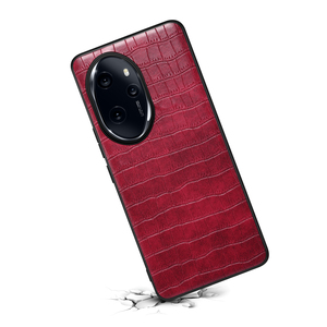 Coque de protection sans fil Denior Premium en similicuir croco pour HONOR Magic 7/6/5/100/90 Series - Prise en main sécurisée, confort et luxe - Product Image 2