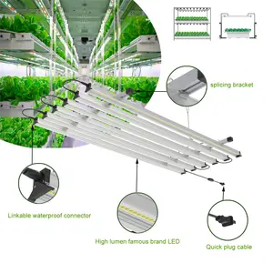 성장 라이트 바 T5 LED 성장 조명 전체 스펙트럼 상업용 식물 성장 빛