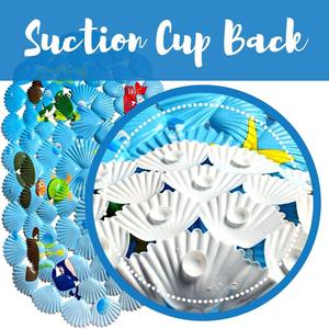 Trẻ Em Kid Phim Hoạt Hình Động Vật Biển PVC Tắm <span class=keywords><strong>Mat</strong></span> Tắm Chân Scrubber Bộ Nhớ Bọt Bồn Tắm <span class=keywords><strong>Mat</strong></span> Với Đa Màu Sắc In - Product Image 3