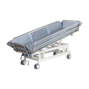 <span class=keywords><strong>Chariot</strong></span> de <span class=keywords><strong>douche</strong></span> médical en acier inoxydable pour personnes à mobilité réduite, lit complet inclinable et relevable manuel pour hôpitaux, maisons de retraite et personnes âgées - Product Image 3